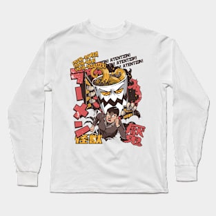 Japanese Ramen attack Long Sleeve T-Shirt